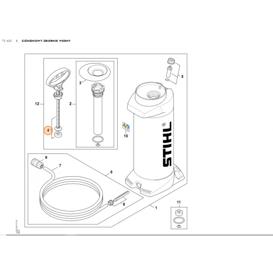 STIHL  Uchwyt 0000 670 7703